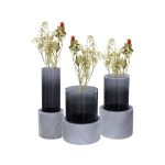 Modern Marble Vases 3 Pcs