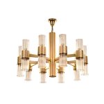 Tiara Chandelier - 20 Bulbs - Gold Matt