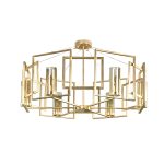 Tiara - 6 Bulbs - Gold Matt