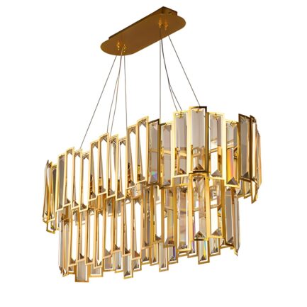 Tiara - 8 Bulbs - Gold Matt