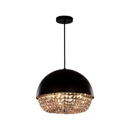 Tiara Ceiling Lamp - 4 Bulbs - Black