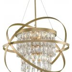 Ceiling Lamp Antique Honey - 8 Bulb