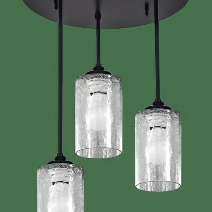Tiara Plafonnier 99/3055/3 Black Mat Electrostatic