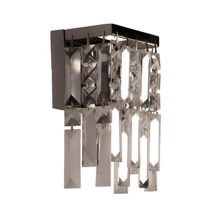 Tiara By Asfour - Wall Lamp - 1 Bulb - Chrome