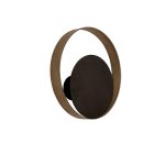 Tiara Wall Lamp - 1 Bulb - Dim Brown X Black