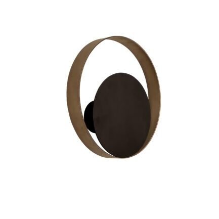 Tiara Wall Lamp - 1 Bulb - Dim Brown X Black