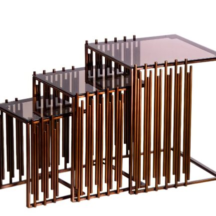Tiara Side Table Rectangular 3 Pieces