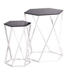 Tiara Side Table Hexagon 2 Pcs