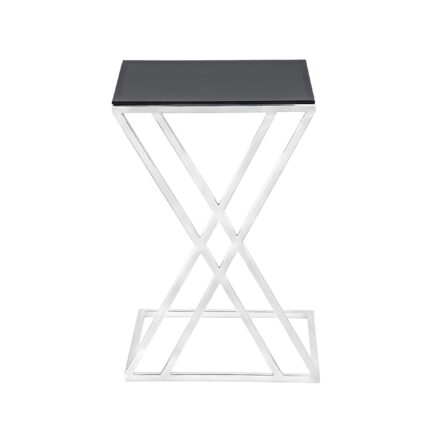 Modern Side Table X Shape