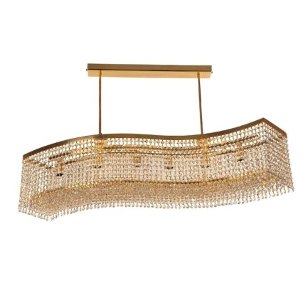 Tiara - 6 Bulbs - Gold Matt