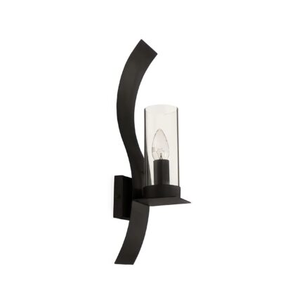 Tiara Wall Lamp - 1 Bulb - Black