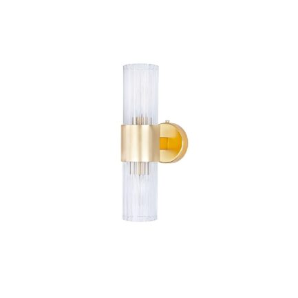 Tiara Wall Lamp - 2 Bulbs - Matte Gold