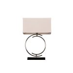Table Lamp Tiara Chrome Material (With Shade