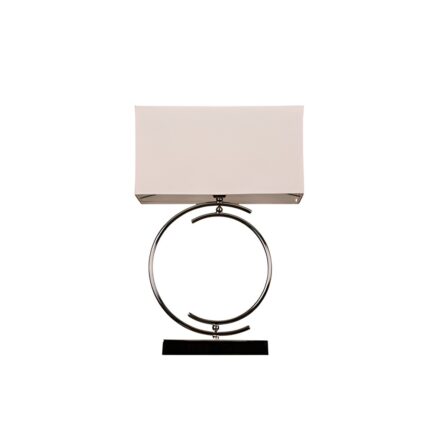 Table Lamp Tiara Chrome Material (With Shade