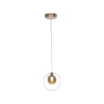 Tiara Pendant - 1 Bulb - Gold