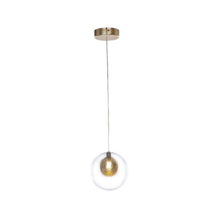 Tiara Pendant - 1 Bulb - Gold