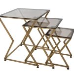 Tiara Side Table Zigzag 3 Pieces