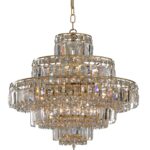 Asfour Chandelier Gold Pendeloque