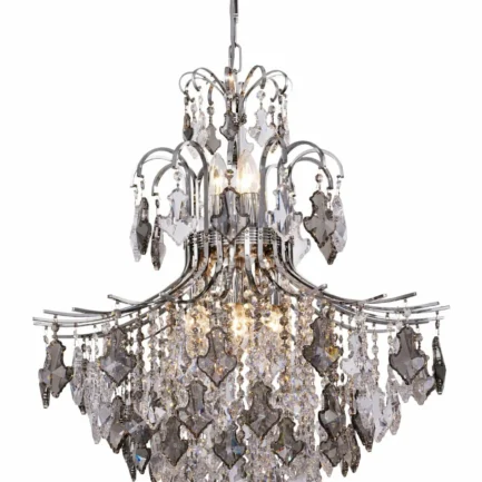 Chandelier Color Chrome 9 Bulb