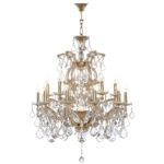 Classic Chandelier 16 Bulbs Gold