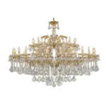 Classic Chandelier 37 Bulbs Gold