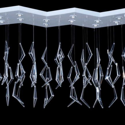 Modern Ceiling Lighting Electrostatic White Drop