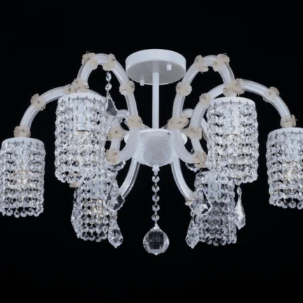 Modern Ceiling Lighting Electrostatic White Pend