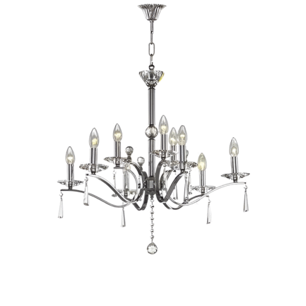 Modern Chandelier Brand Asfour 9 Bulbs