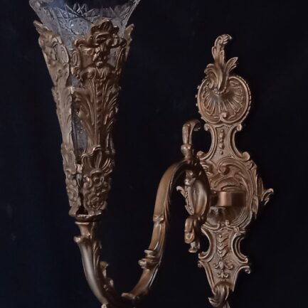 brass Bohemia wall lamp