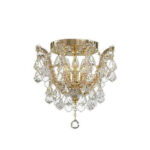 Asfour Maria Theresa Ceiling Lamp 4 Bulbs - Gold - Ball & Octagon Clear