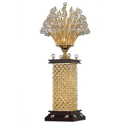 Empire-6-bulbs-gold-ball-clear-628 (Without Shade)