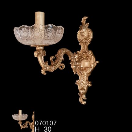 brass wall lamp