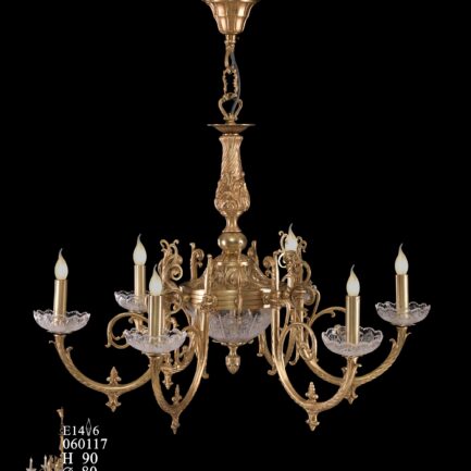 classic chandelier 6 arms