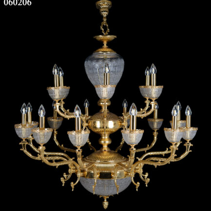 crystal 18 arm chandelier