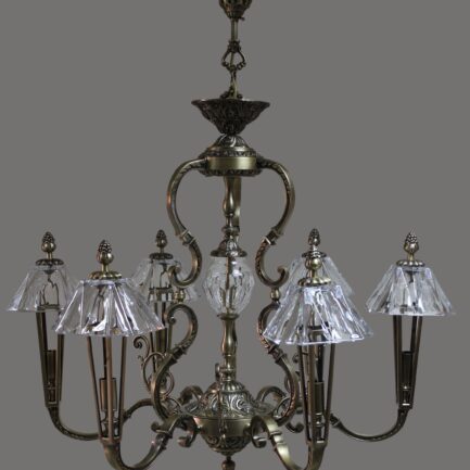crystal chandelier 6 arms
