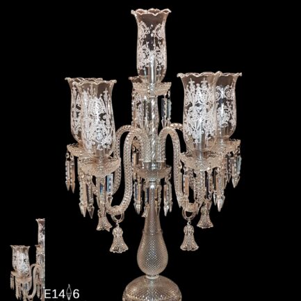 crystal lampshade 5 arms