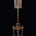 brass floor lamp