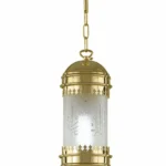 Pendant S.zaib Gold Without Crystal - 1 Bulb