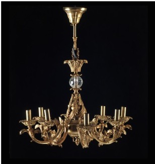 brass chandelier 8 arms